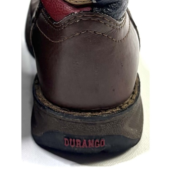 Durango Western Boots Kids 12M Brown America USA Flag Cowboy BT245 - Picture 16 of 16